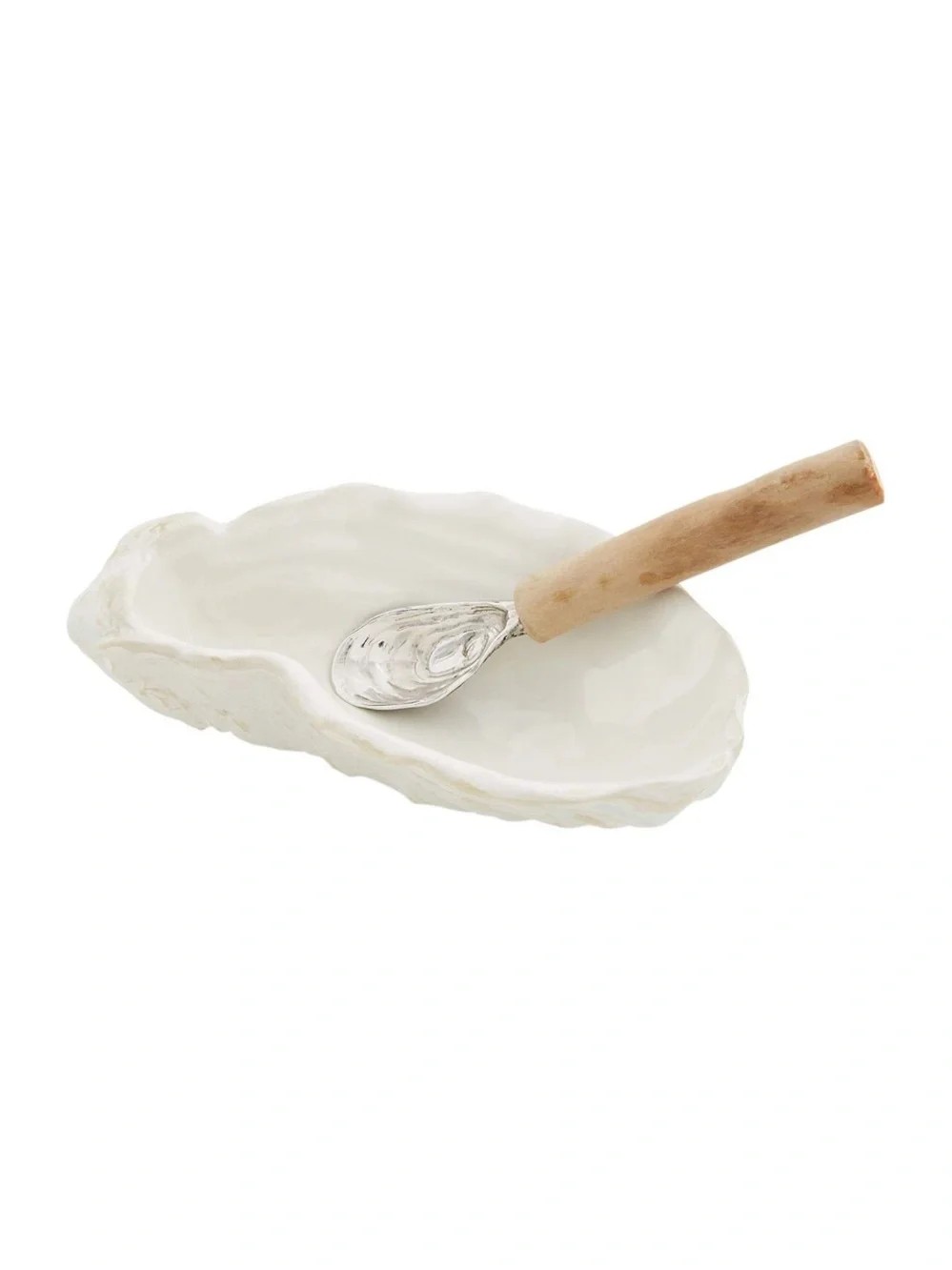 MUD PIE NWT oyster shaped dip set